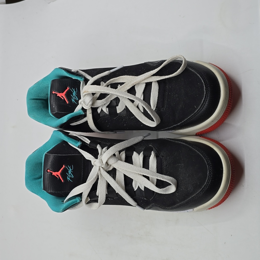 Nike Air Jordan Flight Origin 2 Shoes Black/Blue/Lava-Retro 718075-017 Size 5.5Y